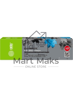 Картридж перезаправляемый струйный Cactus CS-R-PFI107C голубой для Canon imageProGRAF iPF670/680/685/770/780/785 без чипа