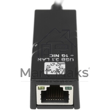 Кабель-адаптер 5bites UA3C-45-10BK USB3.1, 3хUSB3.0, RJ45 1G, черный