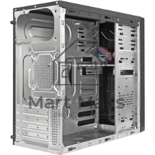 Компьютерный корпус Minitower ExeGate MA-372UX Black, mATX UN450, 120мм 2*USB+2*USB3.0, Audio