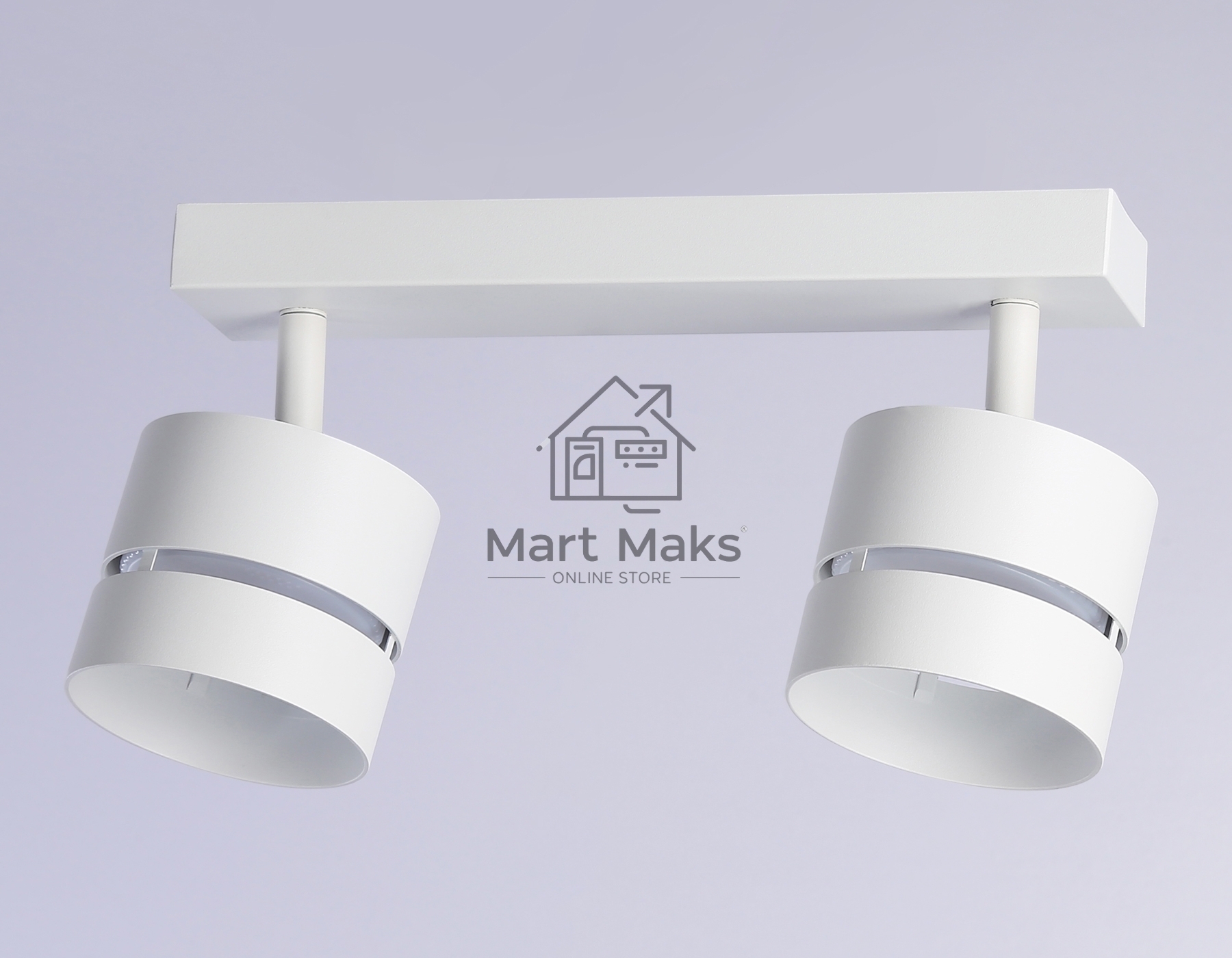 Светильник Ambrella light TN71058/2 WH белый GX53/2 max 12W 280*85*150