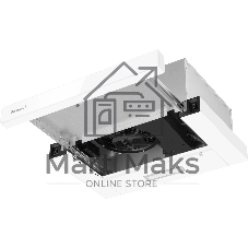 Вытяжка встраиваемая Weissgauff TEL 450 White Glass белый, 45 см, 450 м/ч, 65 дБ