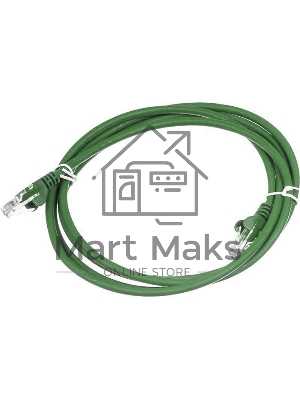 Патч-корд LANMASTER LSZH UTP кат.5e, 0.5 м, зеленый