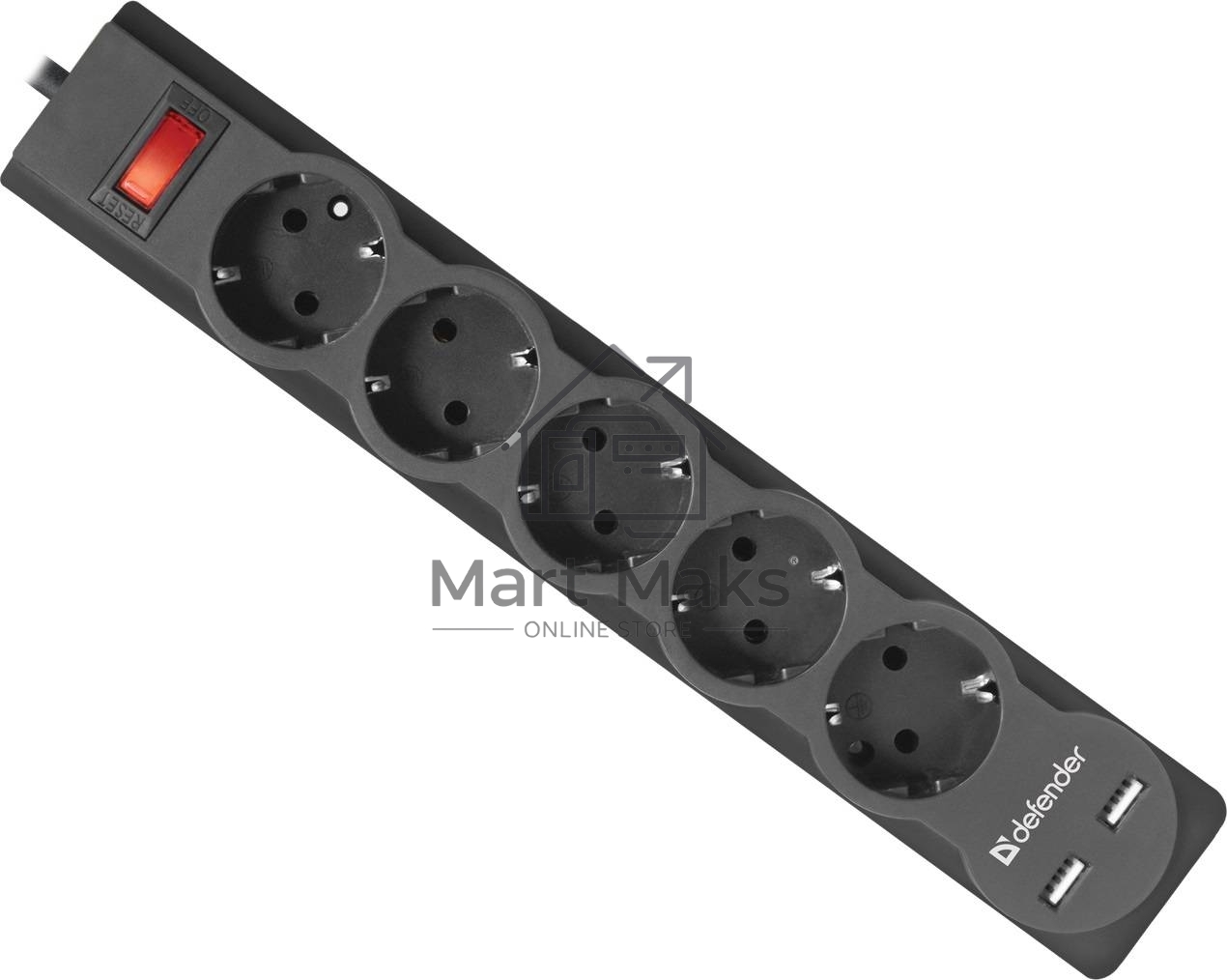 Сетевой фильтр Defender 3M DFS 753 5OUTL.