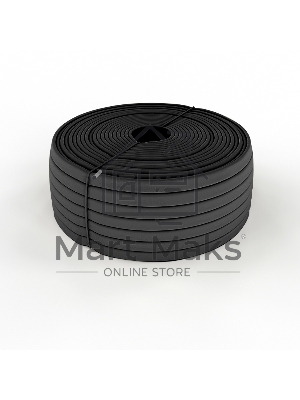 Трубка кембрик ТВ-40 ПВХ Rexant черный, Ø 3 мм