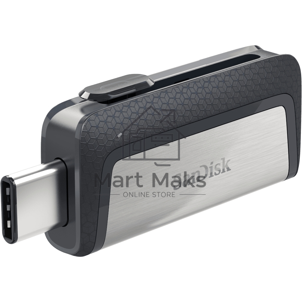 Флешка USB R/W R/W Sandisk 32Gb Ultra Dual SDDDC2-032G-G46 USB3.0 серый/узор