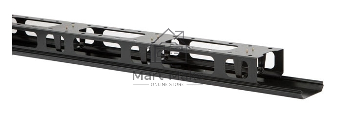 Монтажное оборудование Hyperline CMV-42U-ML Металлический вертикальный кабельный организатор с крышкой 42U, для шкафов TTC, TSC шириной 800 мм, черный (RAL 9004) ( 1 шт)