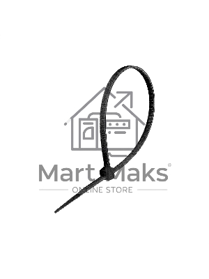 Стяжка (хомут) нейлоновая ExeGate EX293124RUS CV66-60x2.5B (нейлон 6.6, 60x2.5мм, неоткрывающаяся, halogen free, -40°C - +85°C, черная, 100 шт)