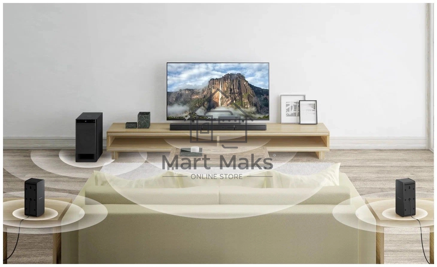 Саундбар Sony HT-S40R 5.1 600Вт черный