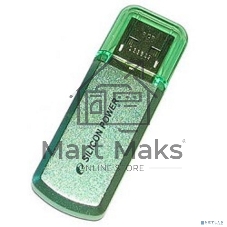 Флешка USB R/W Silicon Power R/W 8Gb Helios 101 SP008Gb,UF2101V1N USB 2.0 зеленый