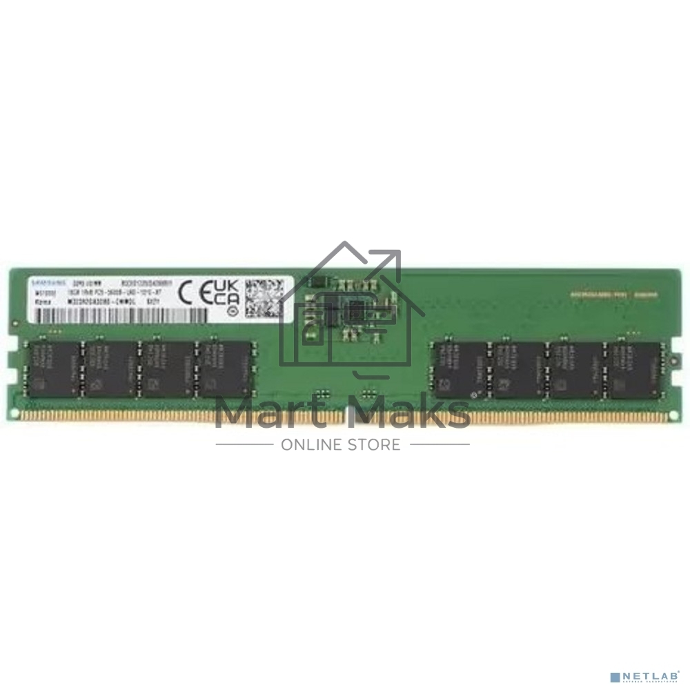Оперативная память Samsung, DDR5, 32GB (1x32GB), 5600MHz, CL46, DIMM, OEM