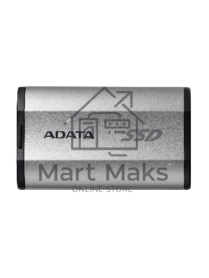 Внешний SSD ADATA SD810, 4TB, USB 3.2 Gen 2x2 Type-C, R/W 2000/2000, серебристый