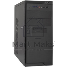 Компьютерный корпус Minitower ExeGate MA-372UX Black, mATX UN450, 120мм 2*USB+2*USB3.0, Audio