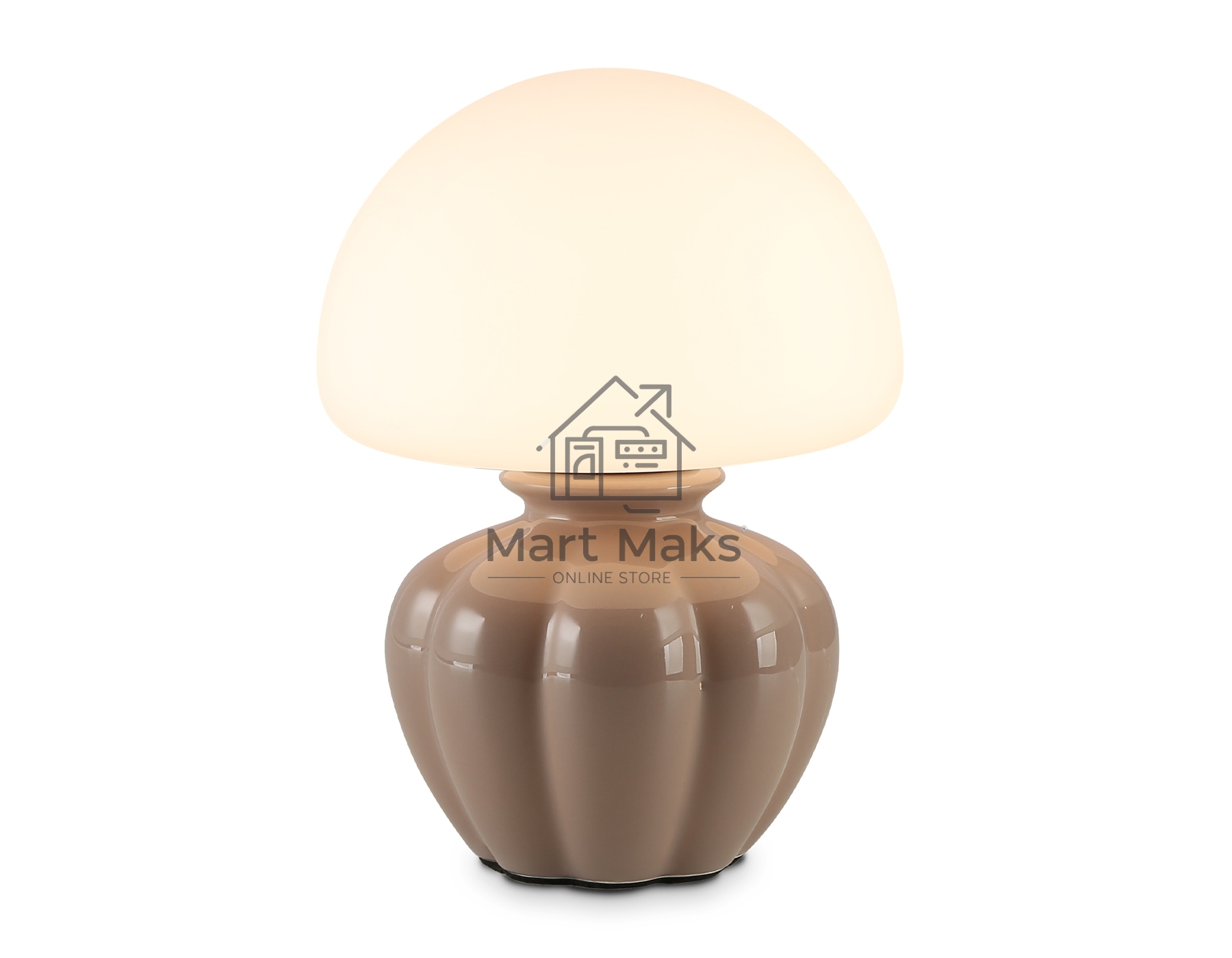 Настольная лампа Ambrella light LH53247 CF/WH кофе/белый G9 max 28W D165*220