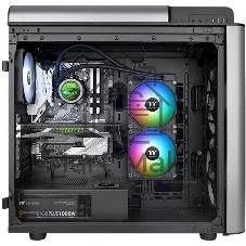 Система жидкостного охлаждения Thermaltake TH280 V2 Ultra ARGB Sync черный, 280 мм, 2x140 мм, 500-2000 об/мин, 4 pin PWM, ARGB