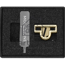 Шильд-символ Moleskine Zodiac Весы, металл, золотистый, коробка с европодвесом, PINLIBRAGOLD