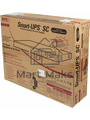 Источник бесперебойного питания APC Smart-UPS SC SC450RMI1U 280Вт 450ВА черный