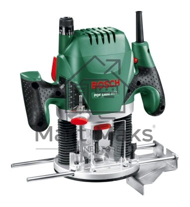 Фрезеры Bosch POF 1400 ACE 060326C820 Фрезерная машина 1400 Вт, 11000–28000 об/мин, 55мм, 3.5 кг