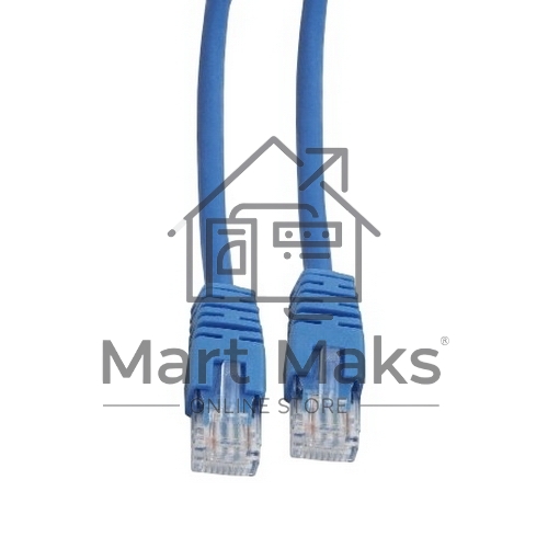 Патч-корд UTP Cablexpert PP12-30M/B кат.5e, 30м, литой, многожильный (синий)
