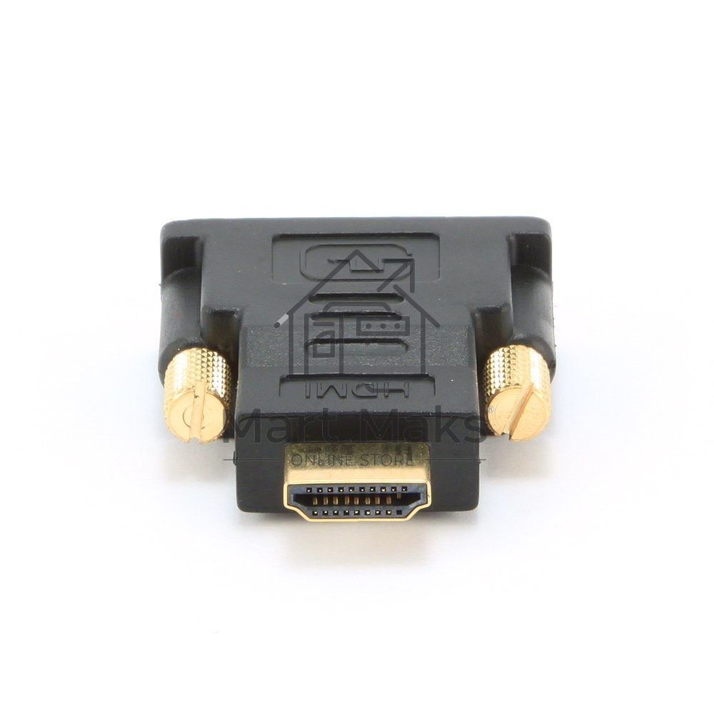 Адаптер (переходник) Gembird HDMI-DVI A-HDMI-DVI-1, 19M/19M, золотые разъемы, пакет
