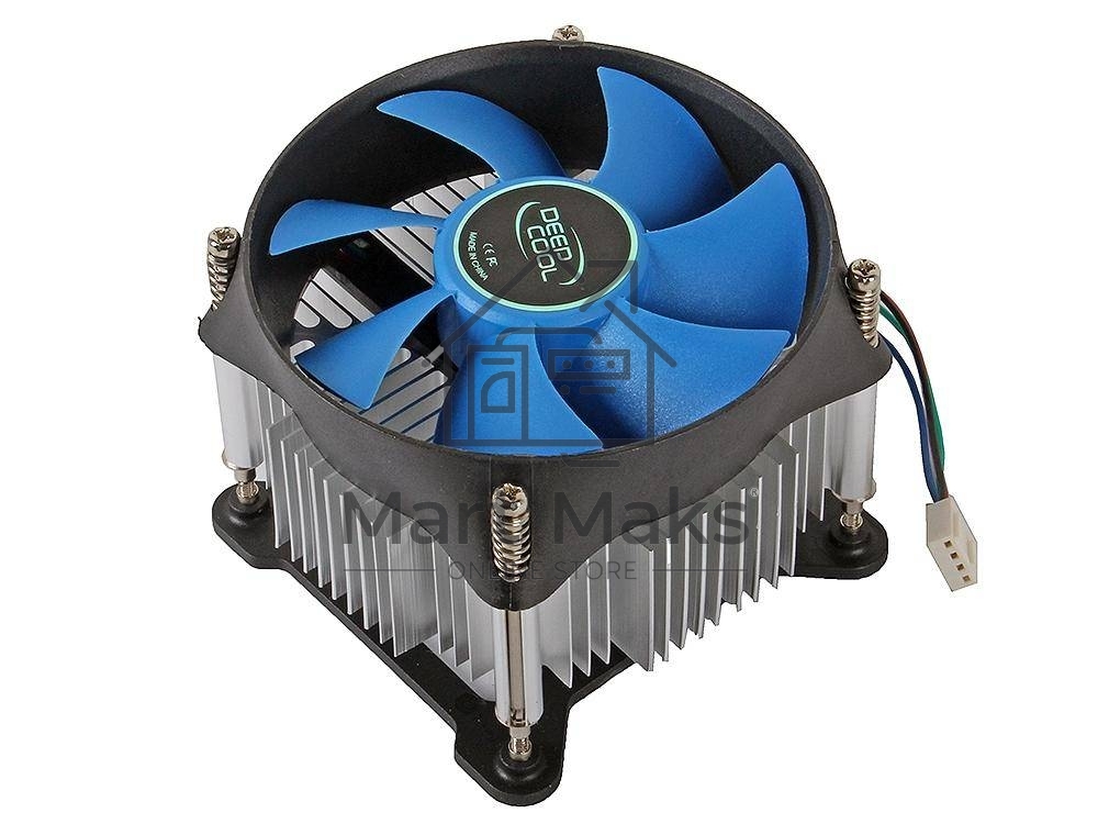 Кулер для процессора DEEPCOOL THETA 31 PWM черный/синий, 92 мм, алюминий/медь, 2400 об/мин, 32.5 дБ, 4 pin, 95 Вт, 60 мм