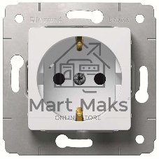 Механизм розетки 1-м СП Cariva 16А IP20 250В 2P+E с заземл. немецк. стандарт бел. Leg 773659 Механизм розетки 1-м СП Cariva 16А IP20 250В 2P+E с заземл. немецк. стандарт бел. Leg 773659