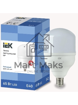 Лампа светодиодная IEK LLE-HP-65-230-65-E40 HP 65Вт 230В 6500К E40
