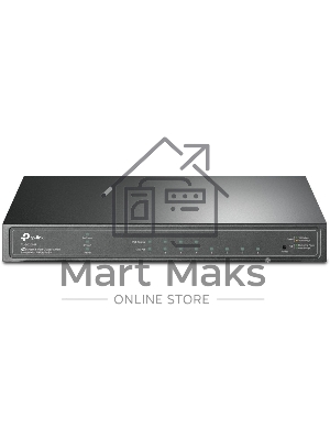 Коммутатор TP-Link JetStream 8-Port Gigabit Smart Switch with 4-Port PoE+, 4× Gigabit PoE+ Ports, 802.3at/af, 62 W PoE Power, Desktop Steel CaseIntegration with Omada SDN Controller, 802.1Q VLAN, STP/RSTP/MSTP, IGMP Snooping, 802.1p/DSCP QoS, ACL, 802.1x,