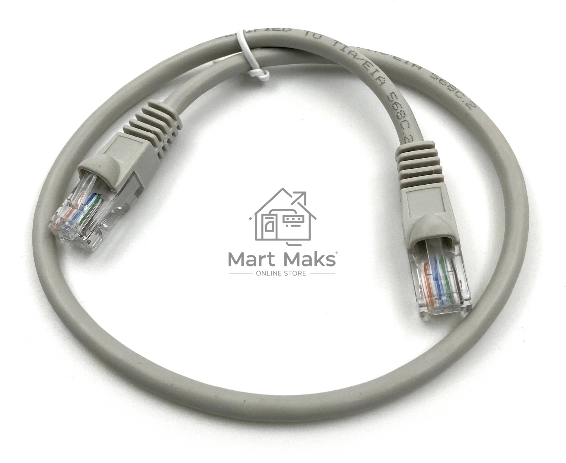 Патч-корд Buro UTP-5E-0.25M-G-LSZH серый UTP cat.5E RJ-45 (m)-RJ-45 (m) 0.25м