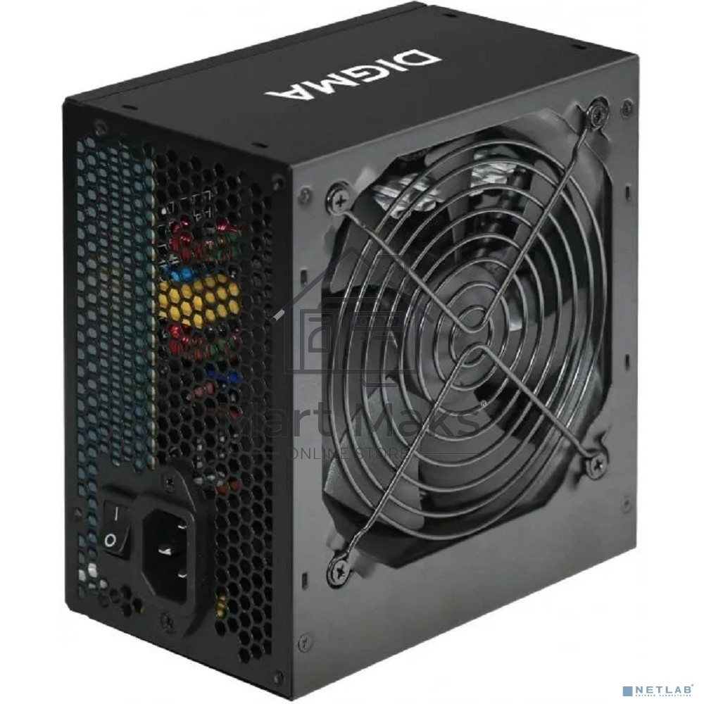 Блок питания Digma DPSU-400W, 400Вт, 120мм, черный