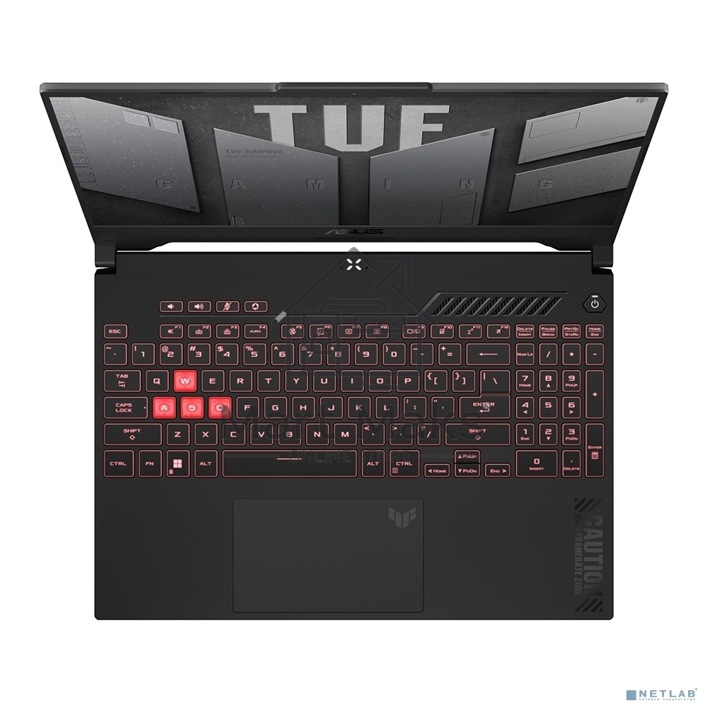 Ноутбук Asus TUF Gaming A15 FA507NVR-LP118 серый 90NR0JK5-M006X0 Ryzen 7 7435HS 32Gb SSD512Gb NVIDIA GeForce RTX4060 8Gb 15.6