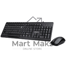 Комплект клавиатура+мышь Gigabyte GK-KM6300 проводной, USB, 1000 DPI, чёрный