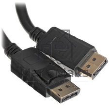 Кабель DisplayPort Gembird/Cablexpert, 5м, 20M/20M, v1.2, черный, экран, пакет (CC-DP2-5M)