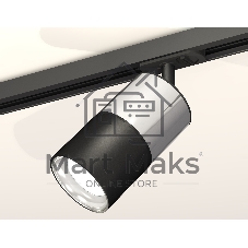 Светильник Ambrella light XT7402070 SBK/PSL/PBK черный песок/серебро полированное/черный полированный MR16 GU5.3