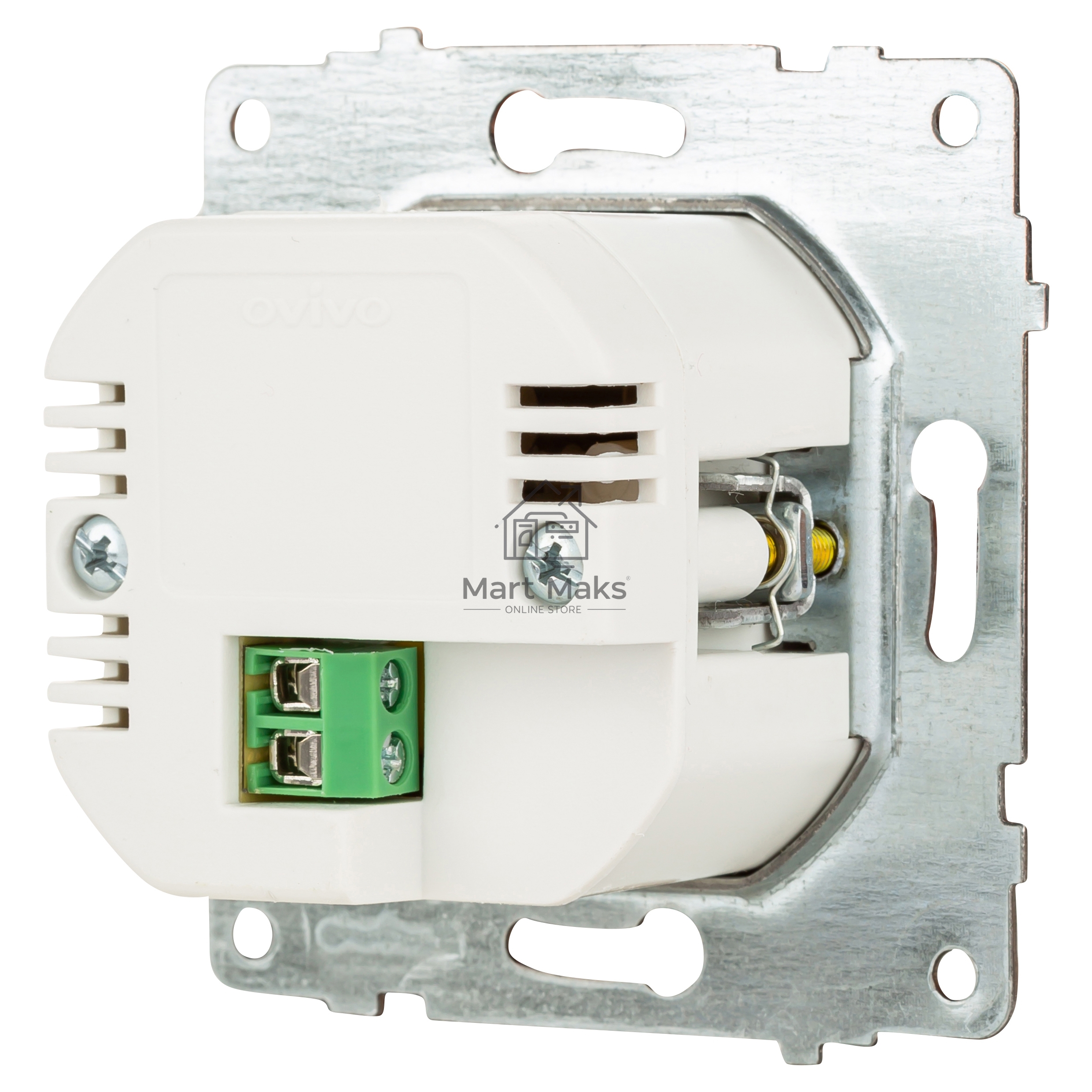 Ovivo Механизм розетки USB 5V-2A (2 порта), серебро, 600-000310-247