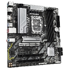 Материнская плата GIGABYTE B860M DS3H, LGA1851, Intel B860, 4xDDR5, 4xSATA, 2xM.2, 1xPCIe 5.0 x16, DisplayPort, HDMI, 1x2.5Gb LAN, 3x3.5 мм, 7.1, microATX