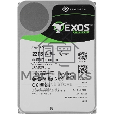 Жесткий диск HDD Seagate Exos X22 22Tb 7200rpm SATA 512Mb 3.5