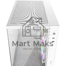 Корпус Case ID-Cooling VIEW 500 ARGB White mATX/win TG/3 fans/Gen2 Type C/CPU 162mm/GPU 407mm/no PSU