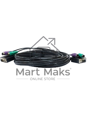 Кабель D-Link DKVM-CB3/A3A KVM длиной 3 м с разъемами PS2