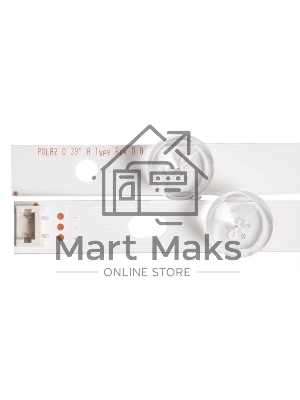 Светодиодная подсветка для телевизоров LG 39LN, AGF78400401, POLA2.0 39 (комплект, 8 шт)