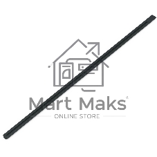 Шинопровод Gauss встраиваемый 2м черный (с адаптером питания и заглушкой)