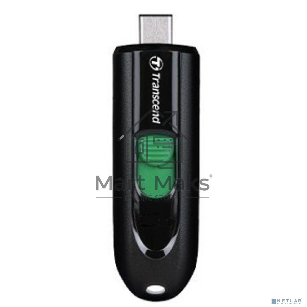 Флешка USB R/W R/W Transcend USB 128GB JETFLASH 790C USB3.2, Type-C, Black
