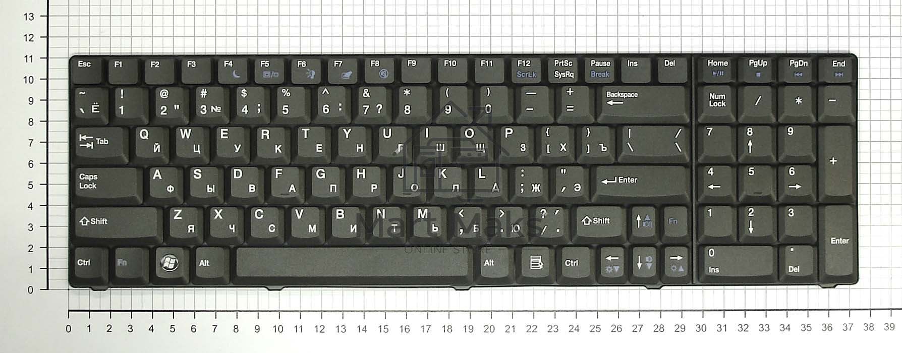 Клавиатура для ноутбука Acer eMachines G620 G720 G520 черная