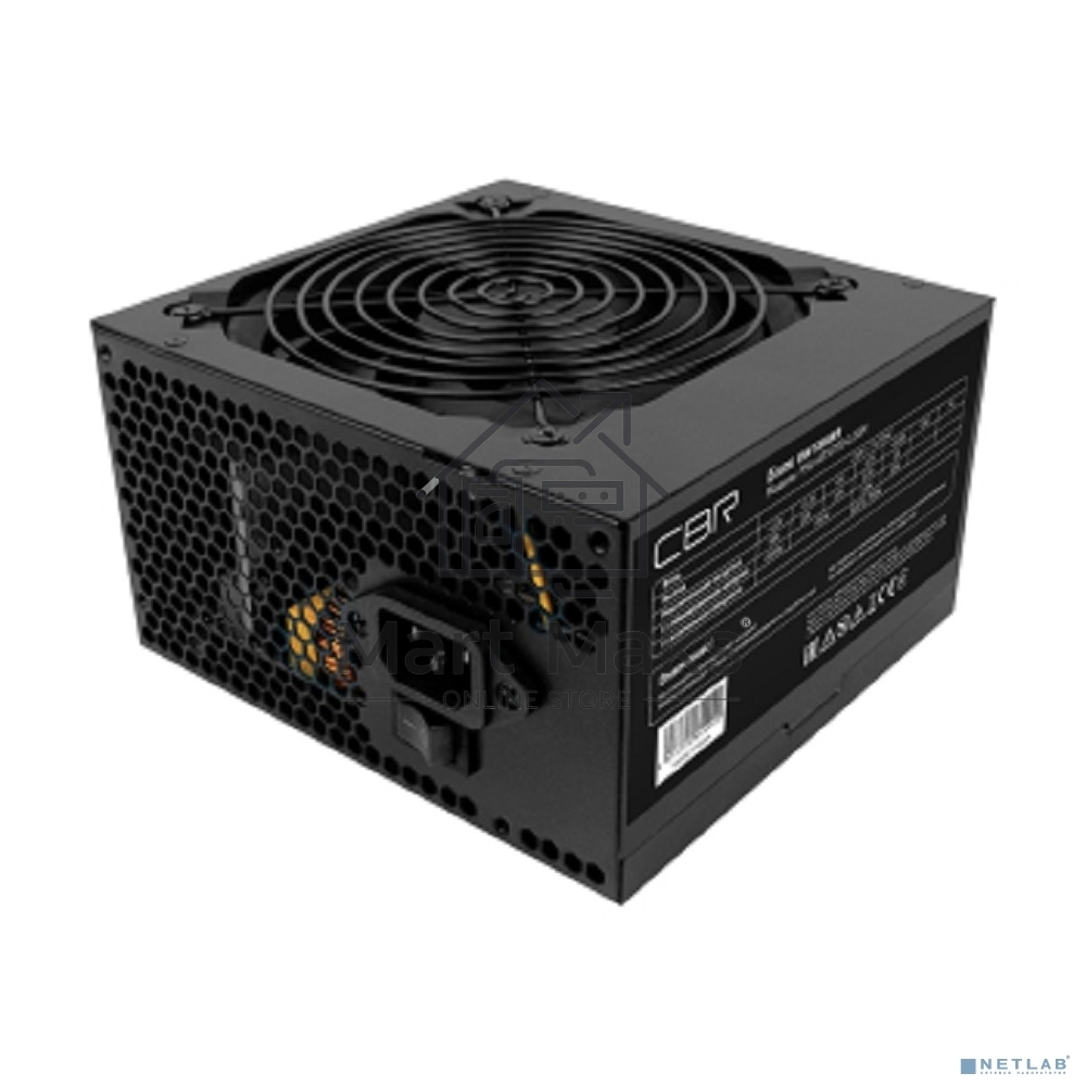 Блок питания CBR PSU-ATX700-12GM, 700Вт, 80+ Bronze, 120мм, черный