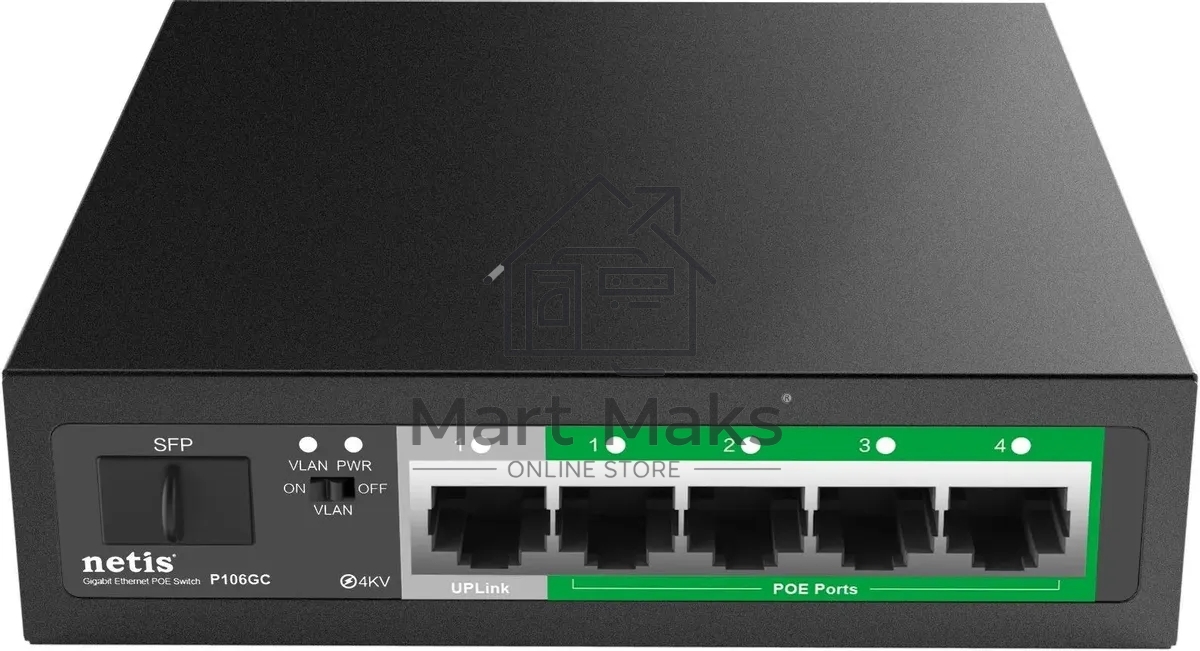 Коммутатор NETIS P106GC