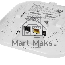 Гибридная точка доступа Zyxel NebulaFlex Pro WAX610D, WiFi 6, 802.11a/b/g/n/ac/ax (2,4 и 5 ГГц), MU-MIMO, антенны 4x4 с двойной диаграммой, до 575+2400 Мбит/с, 1xLAN 2.5GE, 1xLAN GE, PoE, защита от 4G