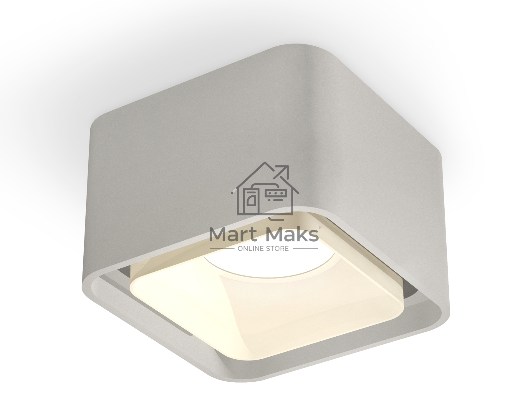 Светильник Ambrella Light XS7834010 SGR/FR серый песок/белый матовый MR16 GU5.3 (C7834, N7755)