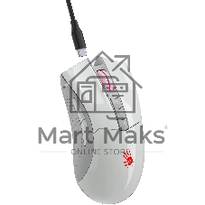 Мышь беспроводная A4Tech Bloody R90 Plus белый, 5000 dpi, USB Type-A, радиоканал, кнопки - 8