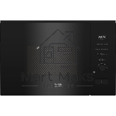 Встраиваемая микроволновая печь Beko BMGB 20212 B черный, 20 л, 800 Вт, переключатели - кнопки
