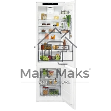 Встраиваемый холодильник Electrolux ENS8TE19S белый двухкамерный 214/62л морозилка снизу