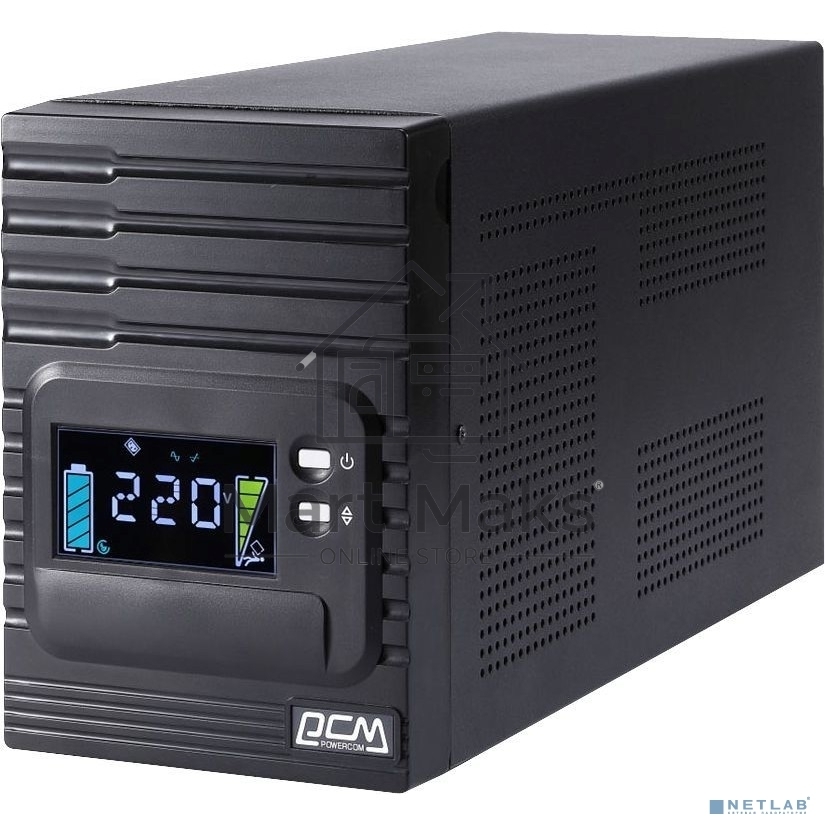 Источник бесперебойного питания Powercom Smart King Pro+ SPT-2000-II LCD 1600Вт 2000ВА черный